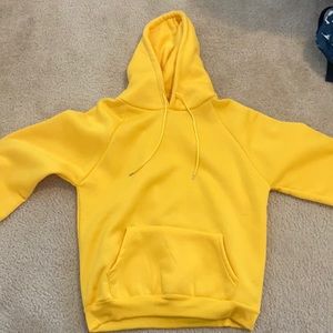 Yellow hoodie